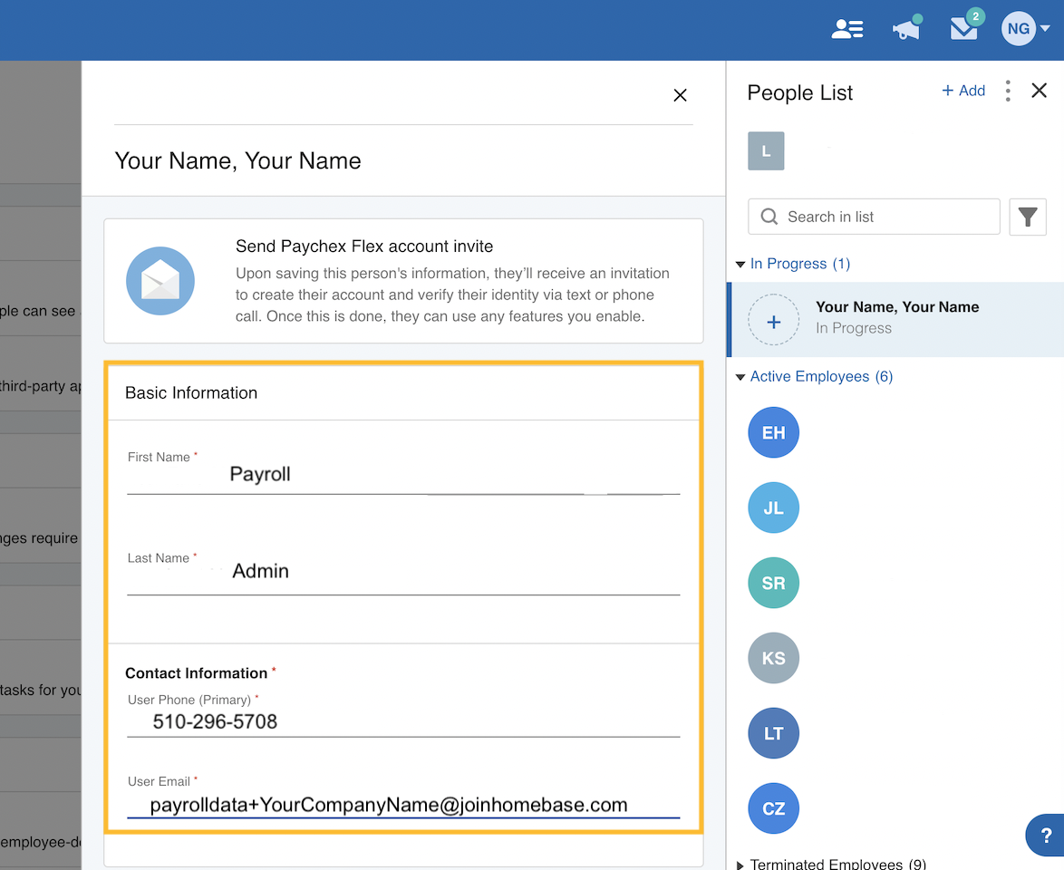 Paychex Administrator Access