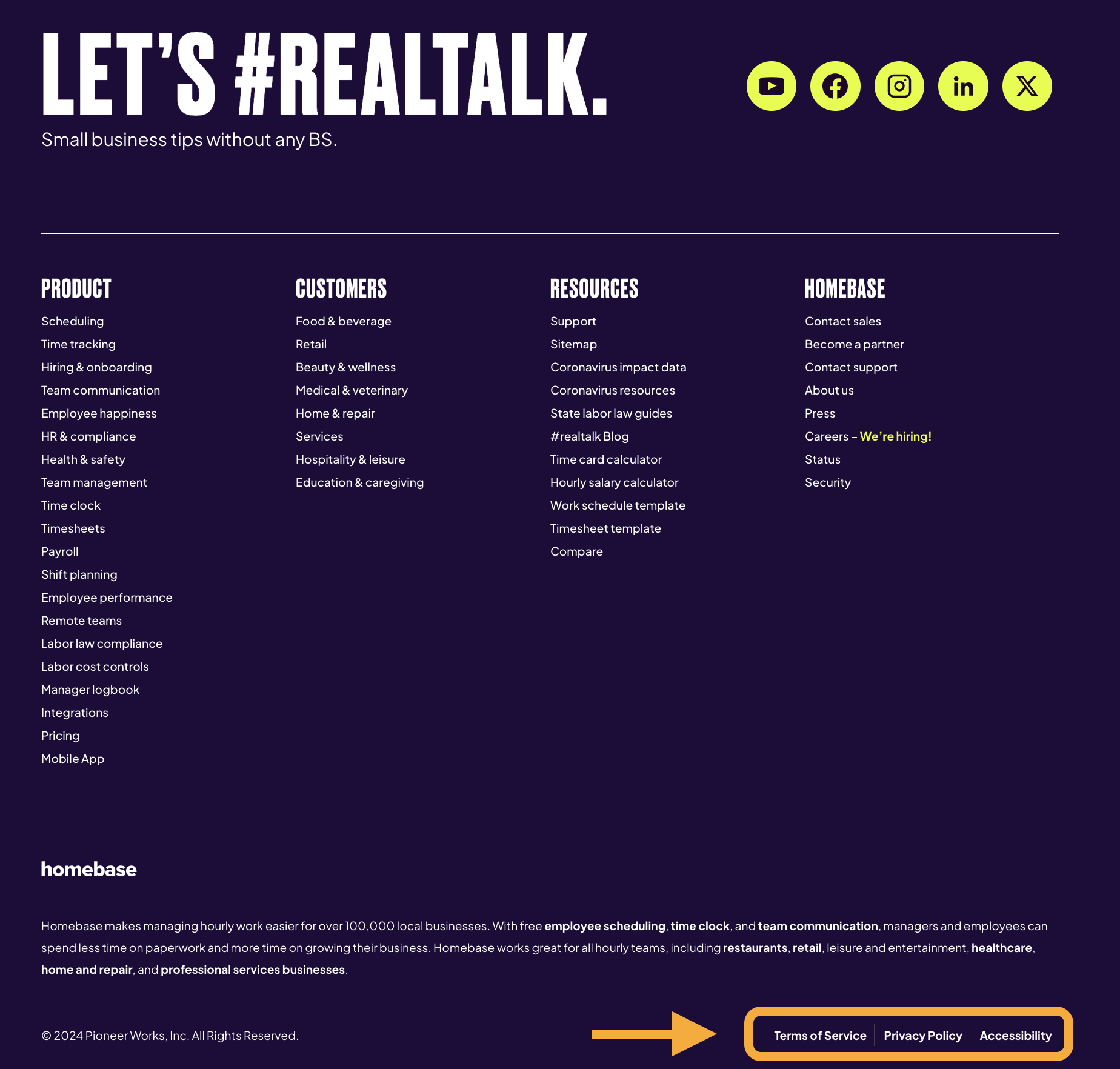 Homebase Terms & Conditions (EULA)