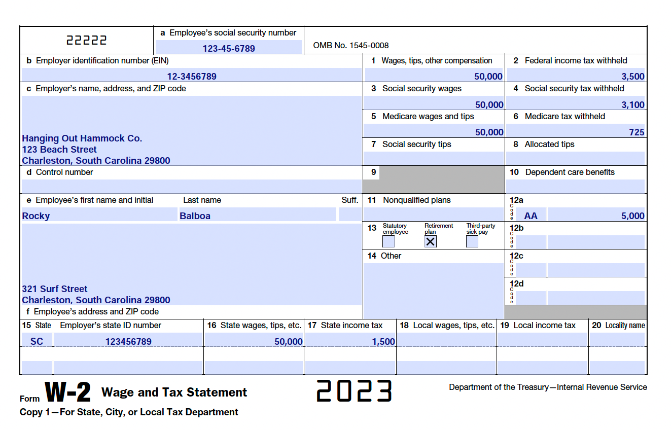 Read and Understand Form W-2 - Homebase Payroll