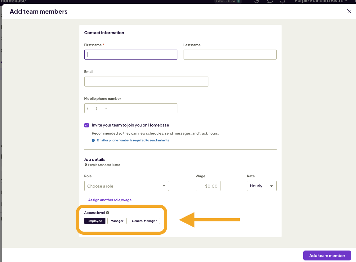 Set Up Your New Account
