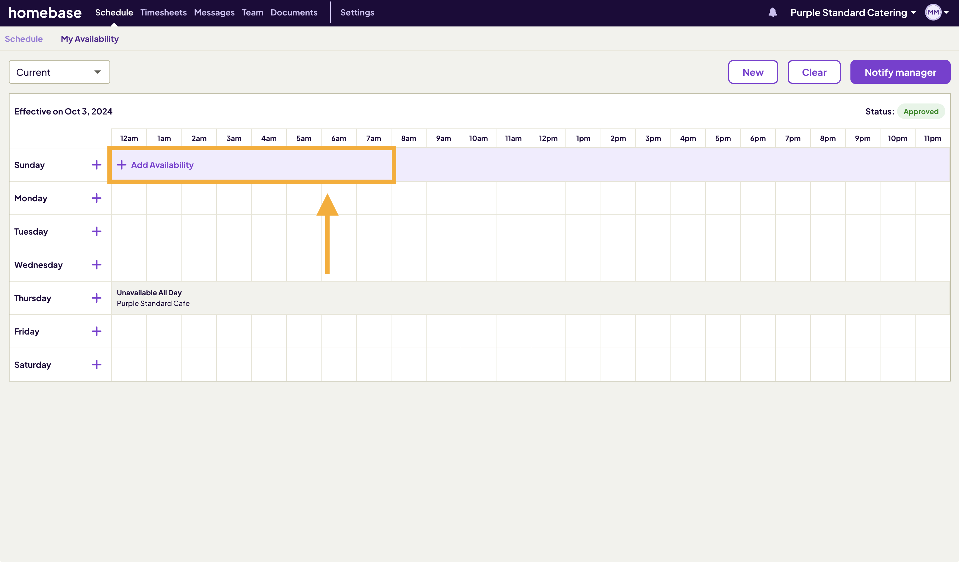 How to Set Your Availability on Homebase