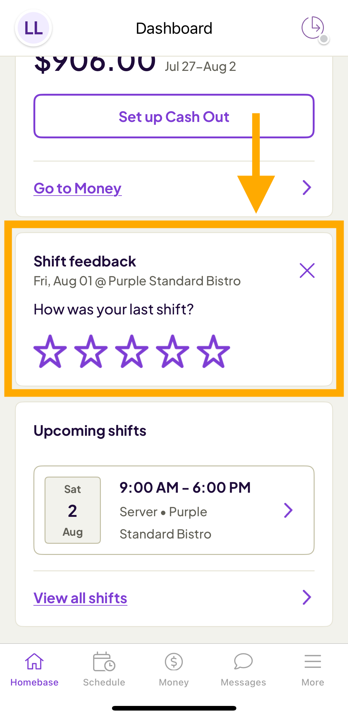 How to Leave Feedback for Your Shift