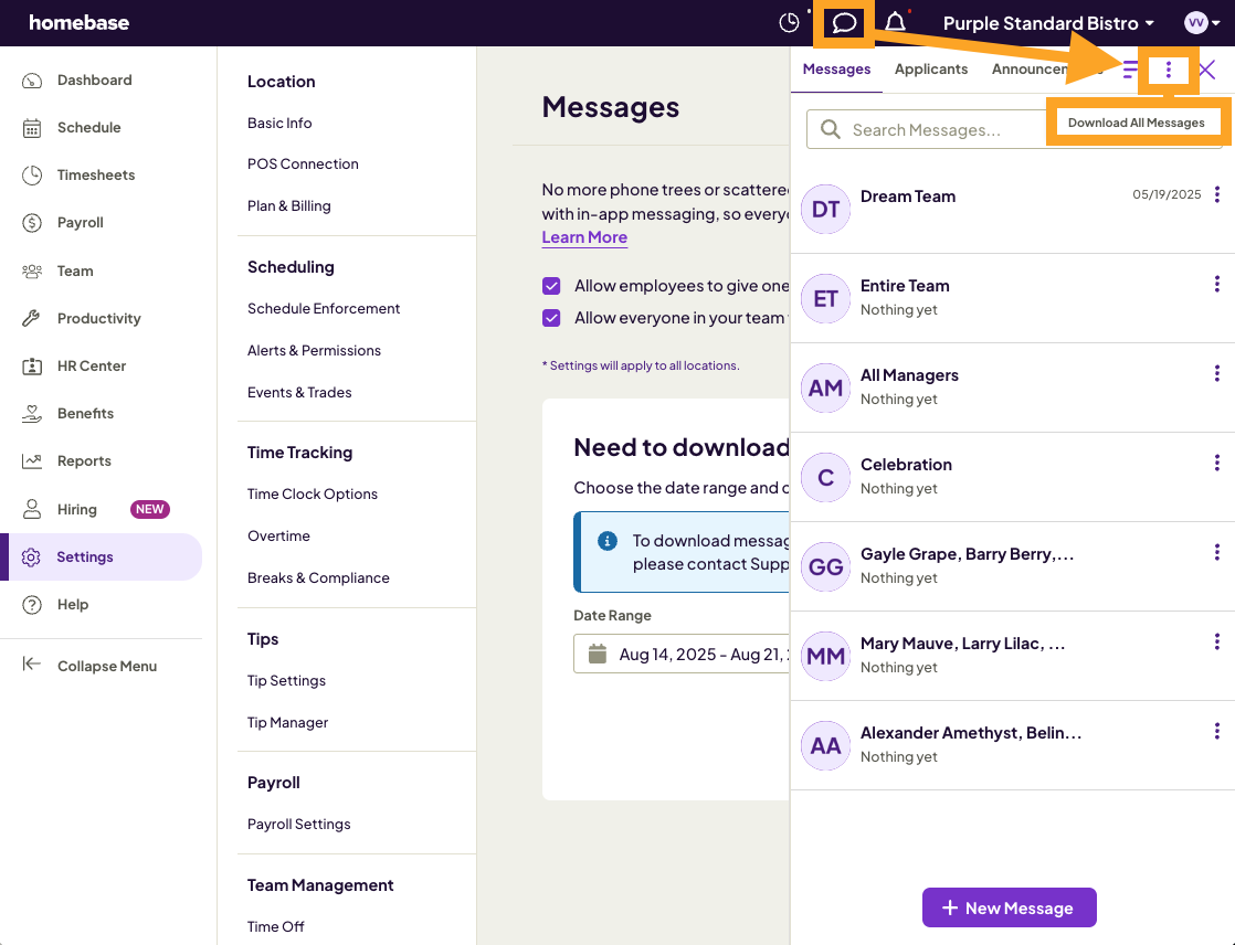 How to Download Messages