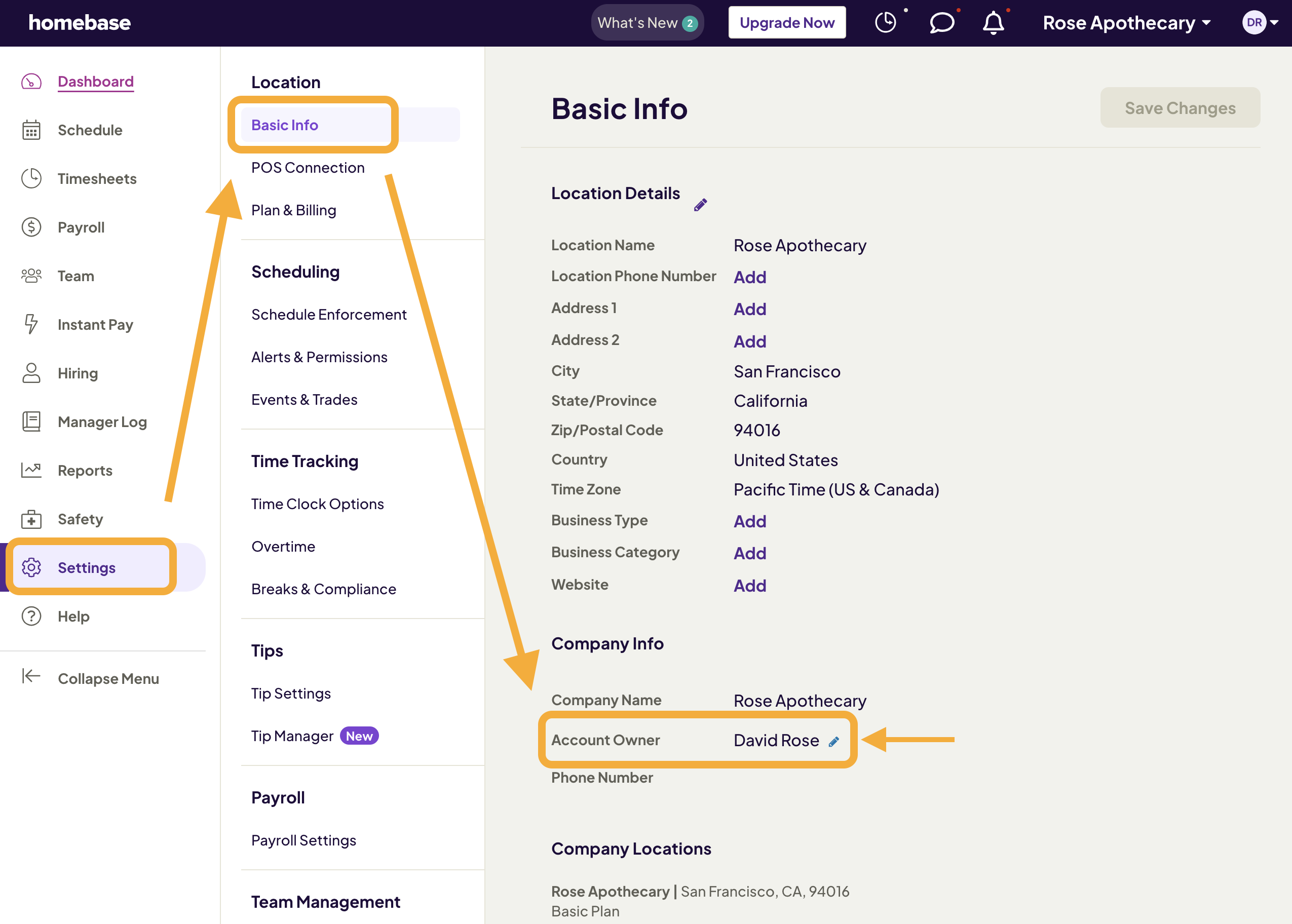 How to Change Account Ownership