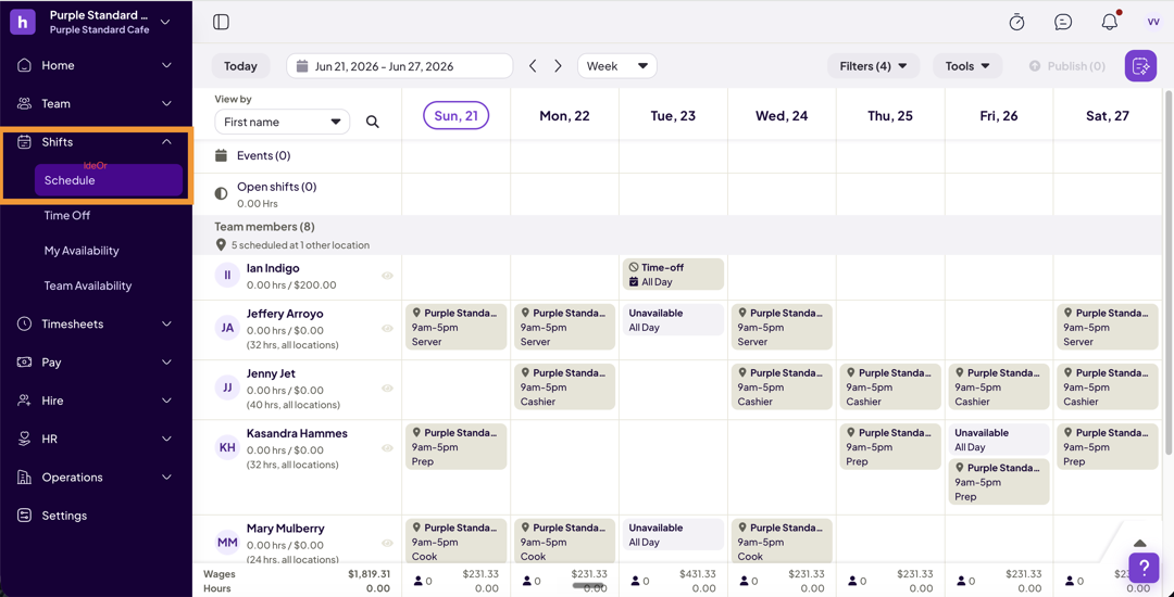 How to Automatically Create a Schedule