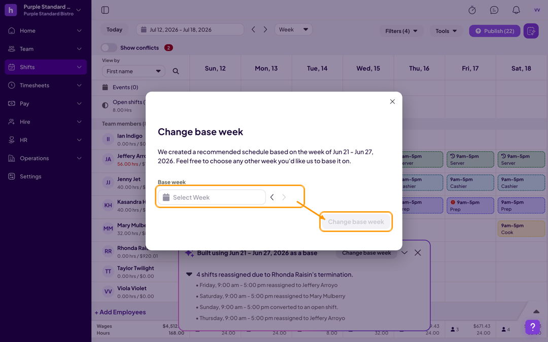 How to Automatically Create a Schedule