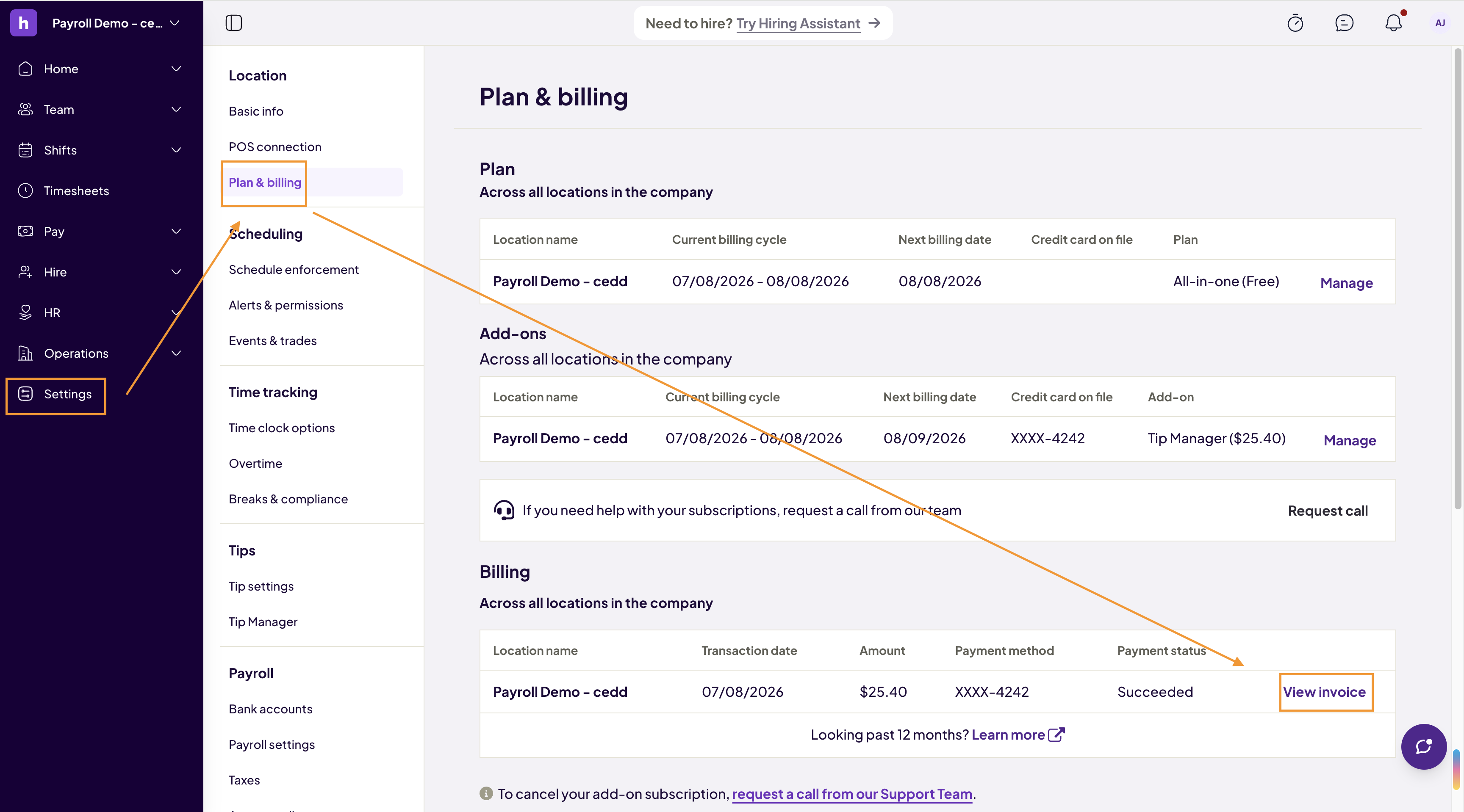 How to View Previous Invoices