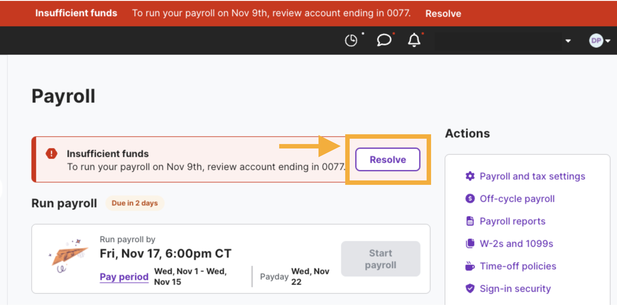 How to Resolve a Bank Error on Payroll