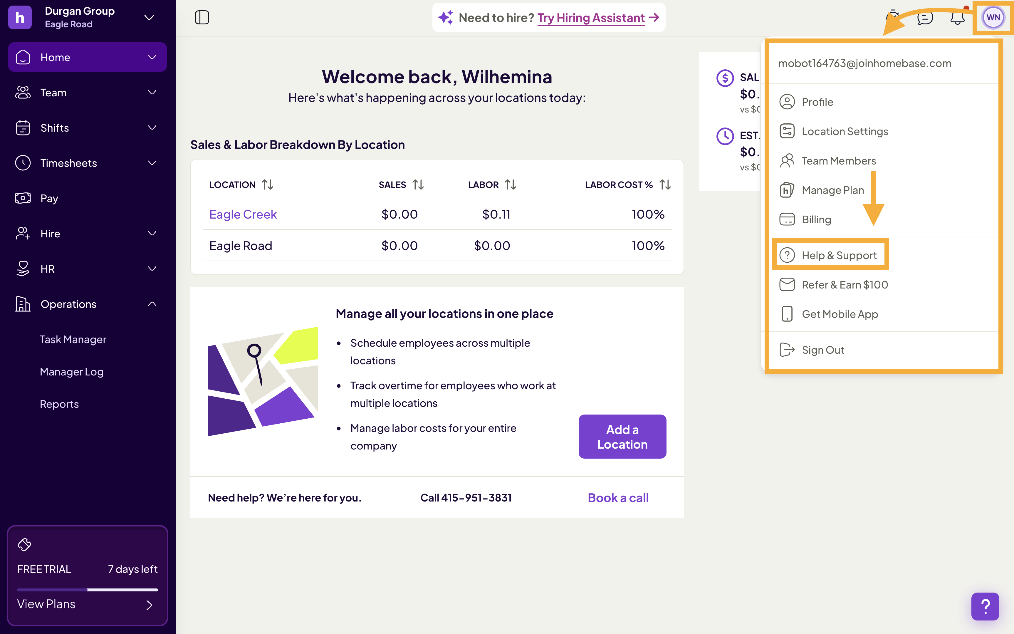 New Way to Navigate Homebase On the Web