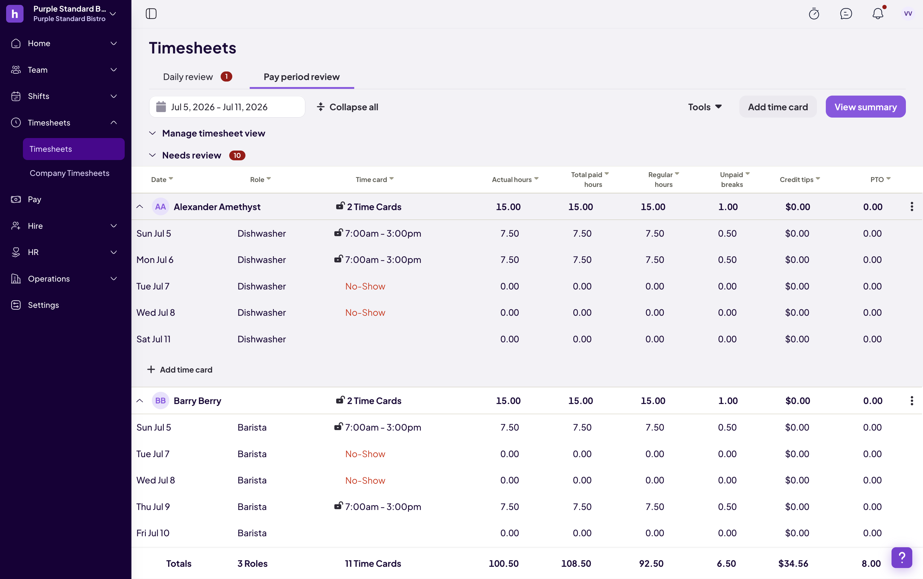 Get to Know Timesheets